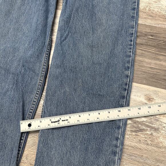Vintage 90s Levis 550 Mid Wash Blue Mens 32x30 Loose Relaxed Fit Jeans Red Tab - Picture 7 of 13